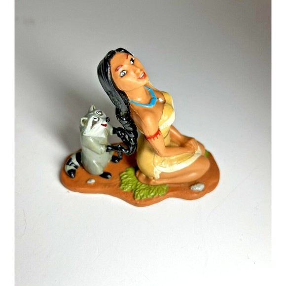 Disney Pocahontas & Meeko 3" PVC Figure Decopac Applause Cake Topper 90's - Picture 5 of 11